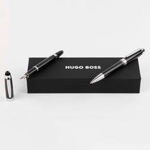 Lade das Bild in den Galerie-Viewer, Hugo Boss Schreibset Icon Black | Kugelschreiber und Füllfederhalter

