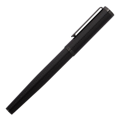 Hugo Boss Füllfederhalter FORMATION HERRINGBONE Gun