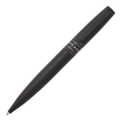 Hugo Boss Schreibset ILLUSION Gear Black | Kugelschreiber und A5 Schreibmappe