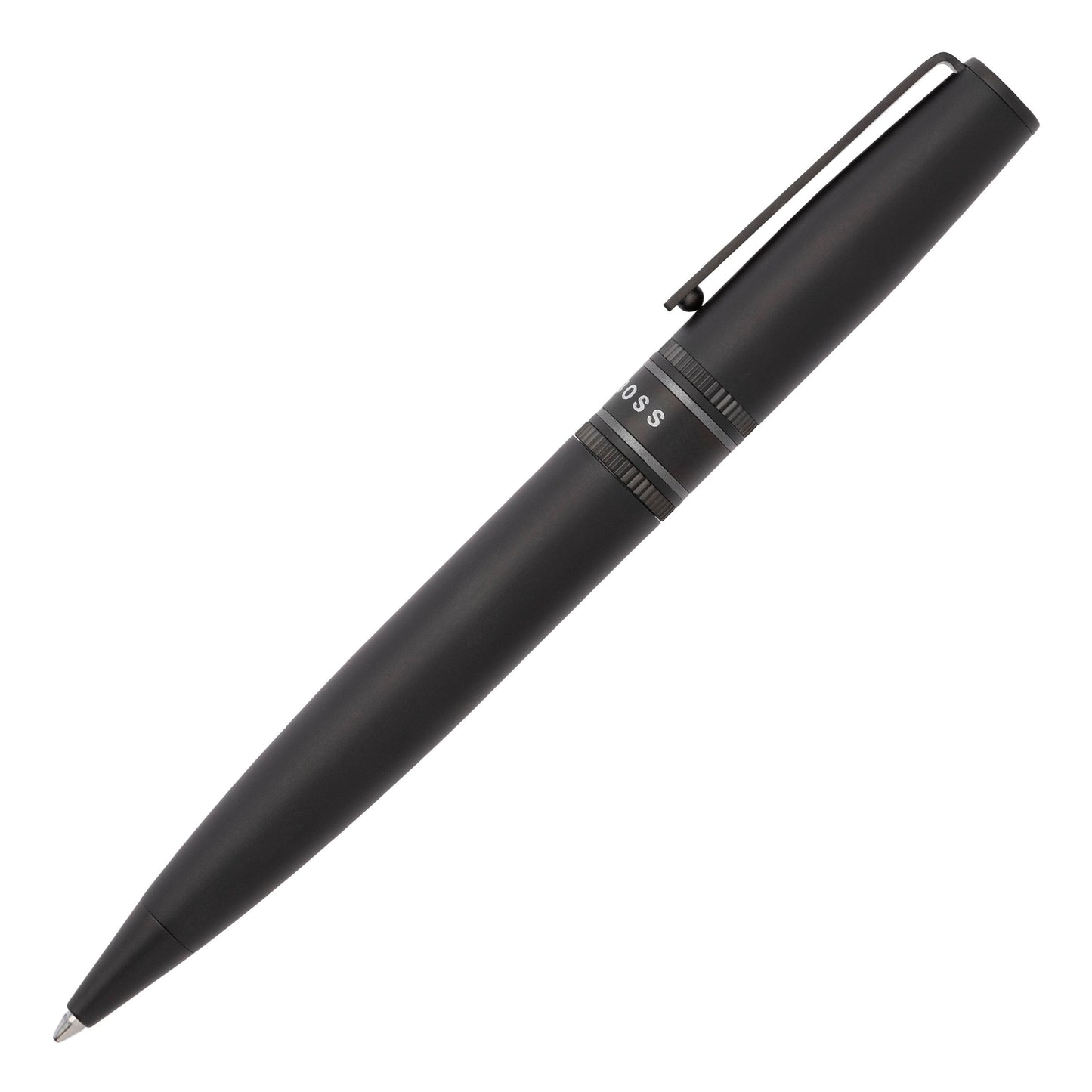 Hugo Boss Schreibset ILLUSION Gear Black | Kugelschreiber und A5 Schreibmappe