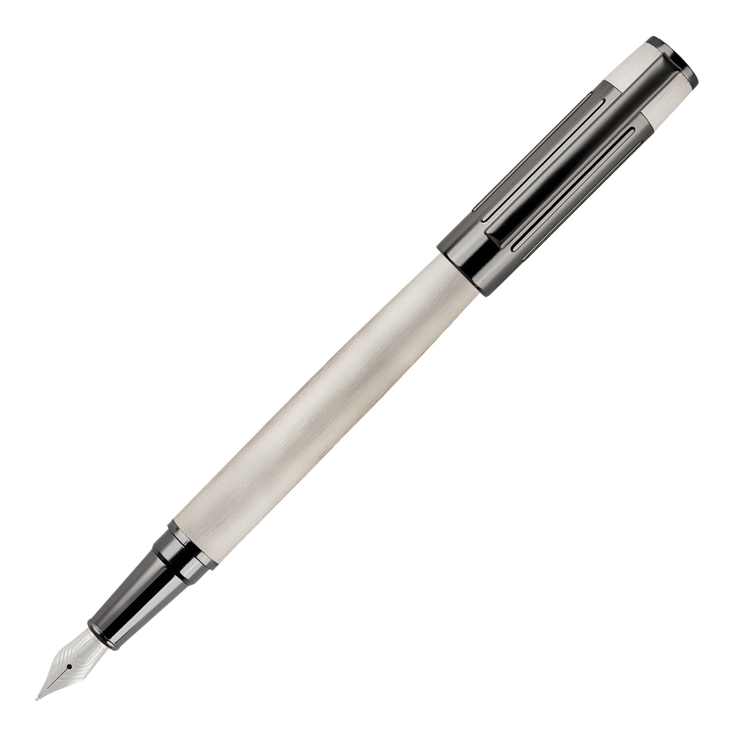 Hugo Boss Tintenroller GEAR Ribs Crome