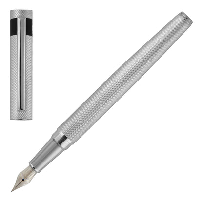 Hugo Boss Füllfederhalter LOOP Diamond Chrome