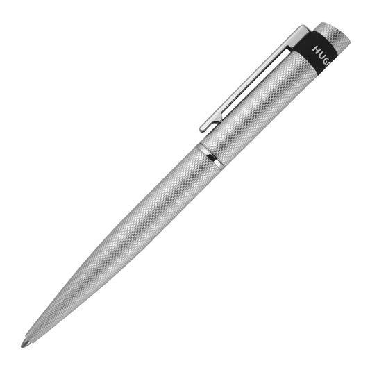 Hugo Boss Schreibset LOOP Diamond Chrome | Kugelschreiber und Tintenroller