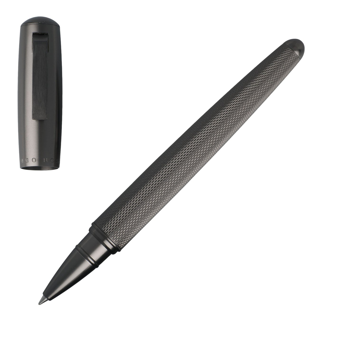 Hugo Boss Tintenroller PURE MATTE Dark Chrome