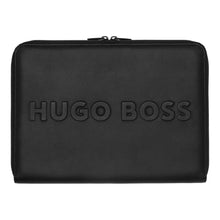 Lade das Bild in den Galerie-Viewer, Hugo Boss Schreibset GEAR ICON Black | Kugelschreiber und A4 Schreibmappe
