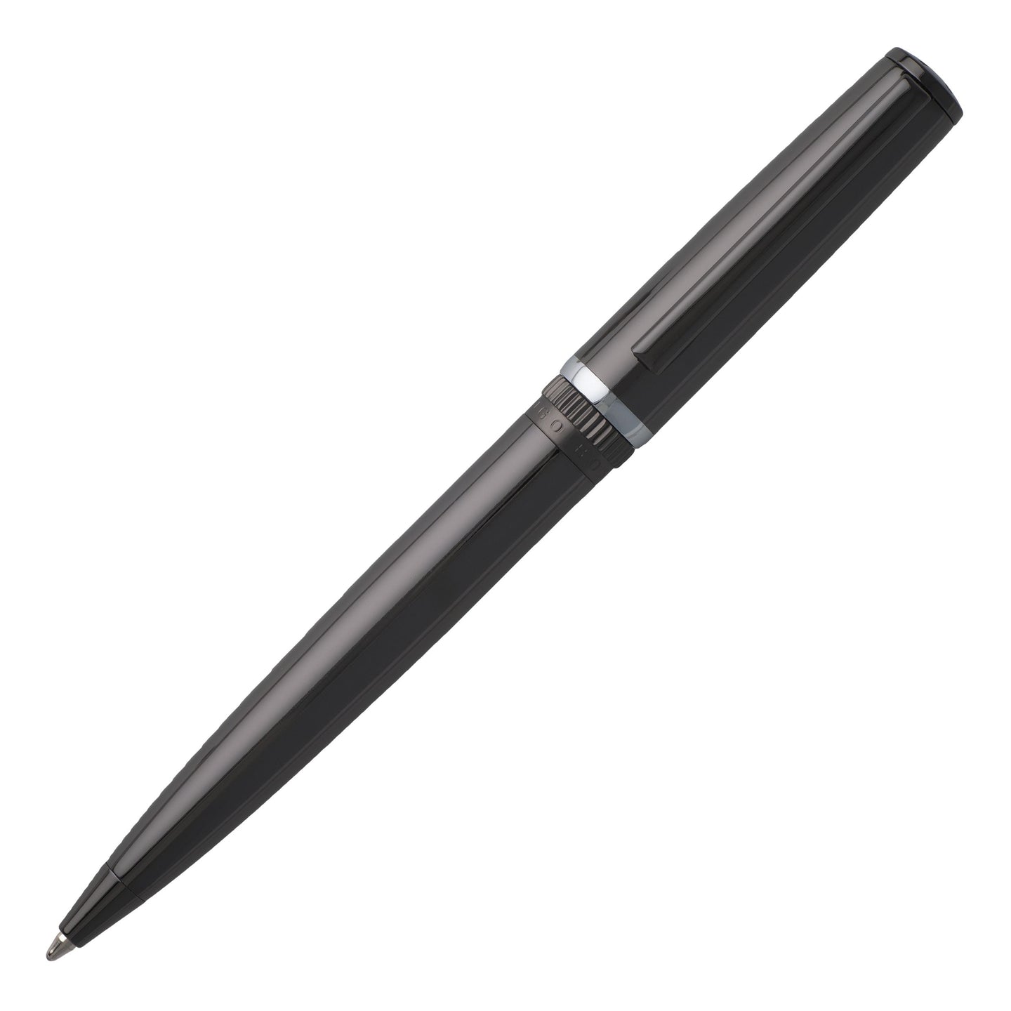 Hugo Boss Kugelschreiber GEAR METAL Dark Chrome
