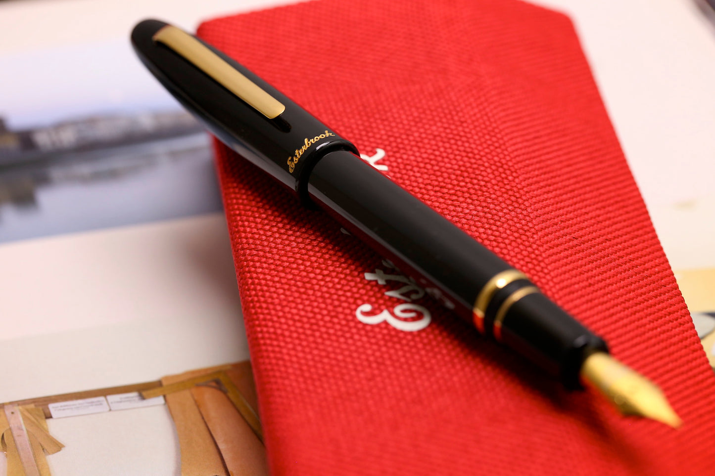 Esterbrook Füllfederhalter ESTIE Ebony Gold