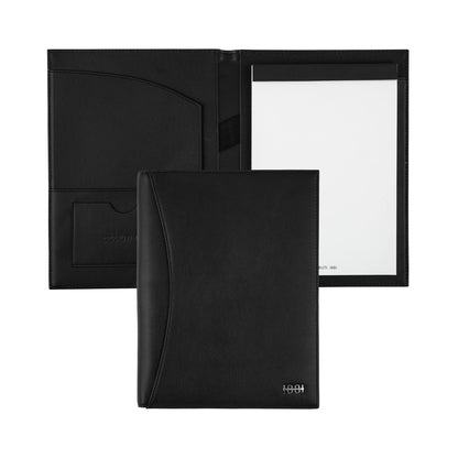 Cerruti 1881 Schreibset IRVING Black | Tintenroller, Schreibmappe A5 und Schlüsselring