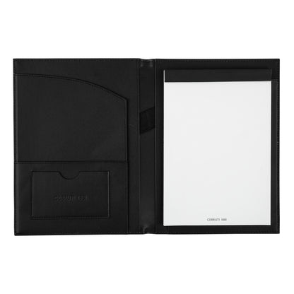 Cerruti 1881 Schreibset IRVING Black | Tintenroller, Schreibmappe A5 und Schlüsselring