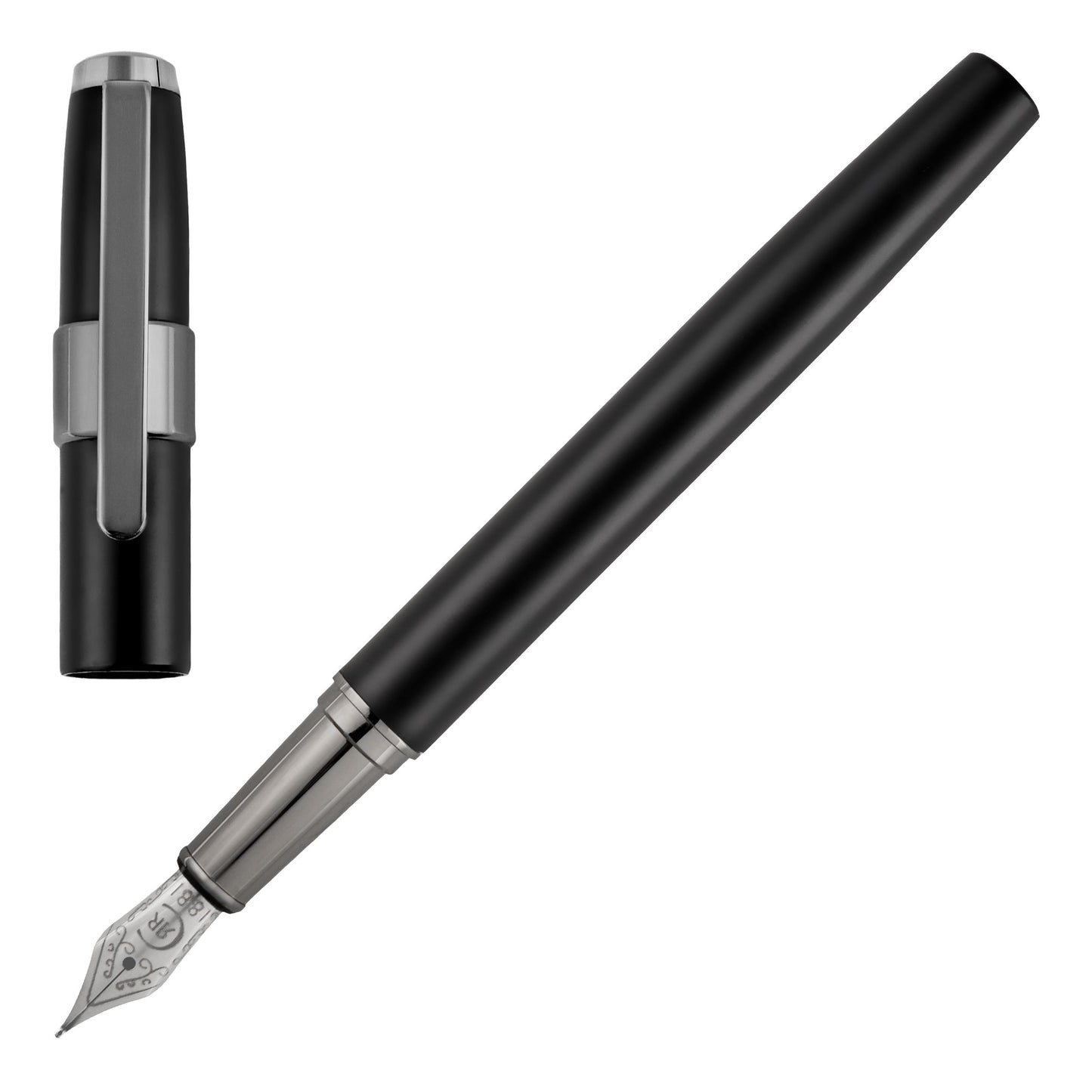 Cerruti 1881 Füllfederhalter BLOCK Black
