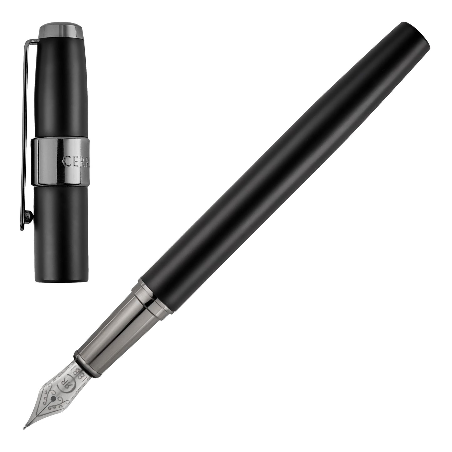 Cerruti 1881 Füllfederhalter BLOCK Black
