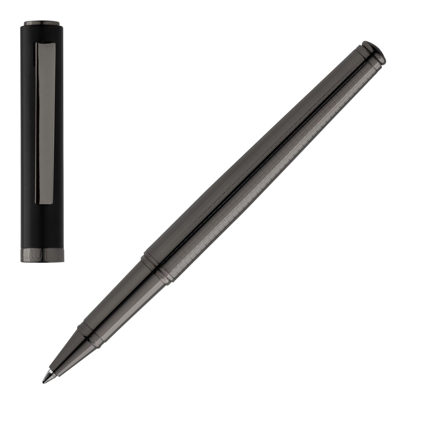 Cerruti 1881 Schreibset IRVING Black | Tintenroller, Schreibmappe A5 und Schlüsselring