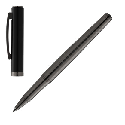 Cerruti 1881 Schreibset IRVING Black | Tintenroller, Schreibmappe A5 und Schlüsselring