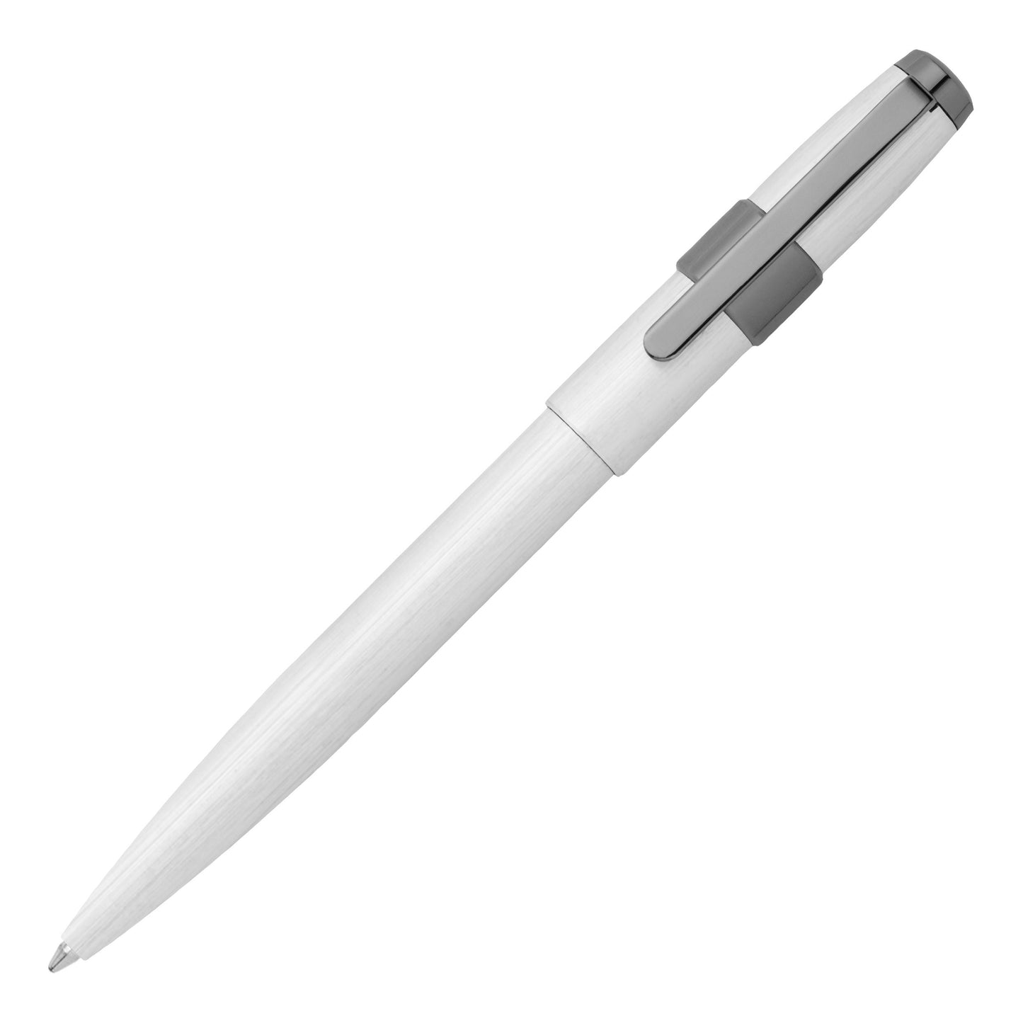 Cerruti 1881 Set BLOCK Brushed Chrome | Kugelschreiber und Tintenroller