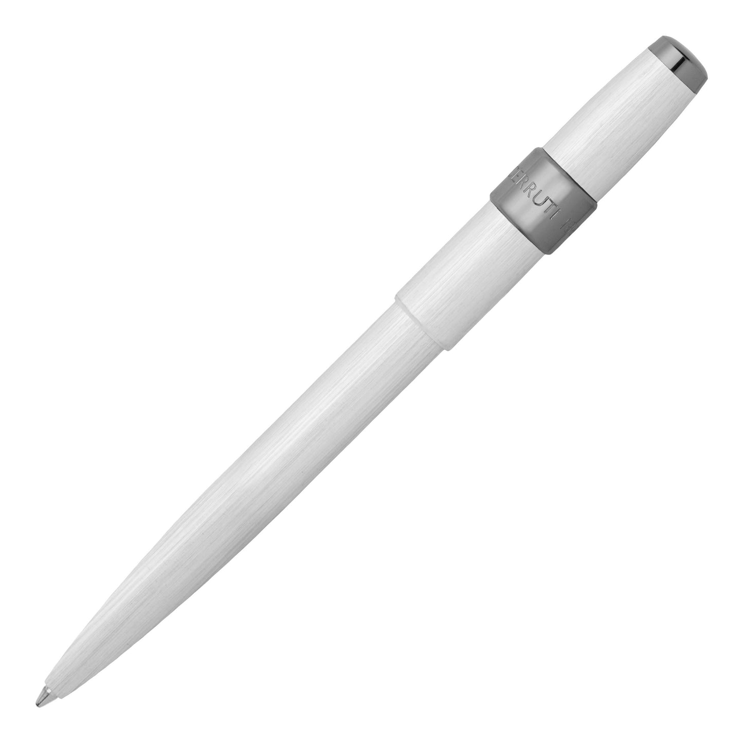 Cerruti 1881 Set BLOCK Brushed Chrome | Kugelschreiber und Tintenroller
