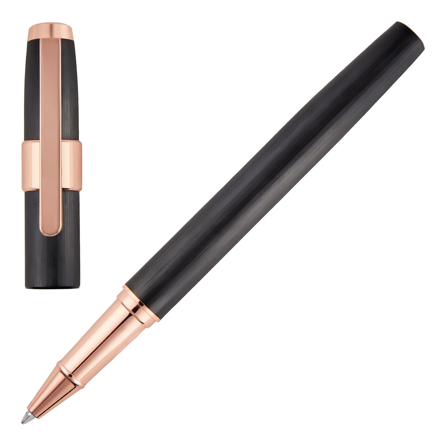 Cerruti 1881 Tintenroller BLOCK Brushed Black