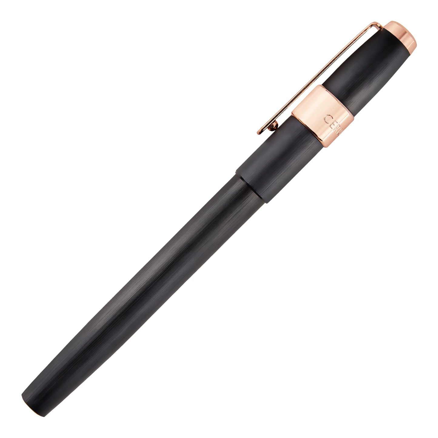 Cerruti 1881 Tintenroller BLOCK Brushed Black