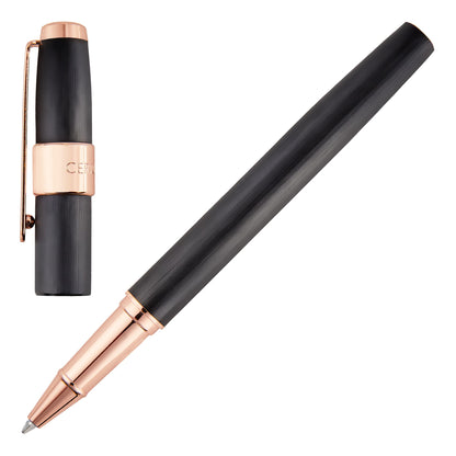 Cerruti 1881 Tintenroller BLOCK Brushed Black
