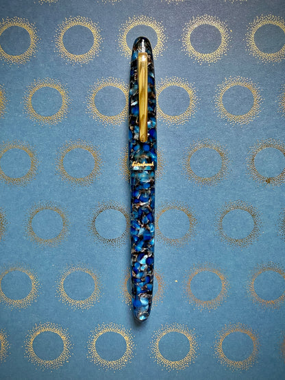 Esterbrook Füllfederhalter ESTIE Nouveau Bleu Gold