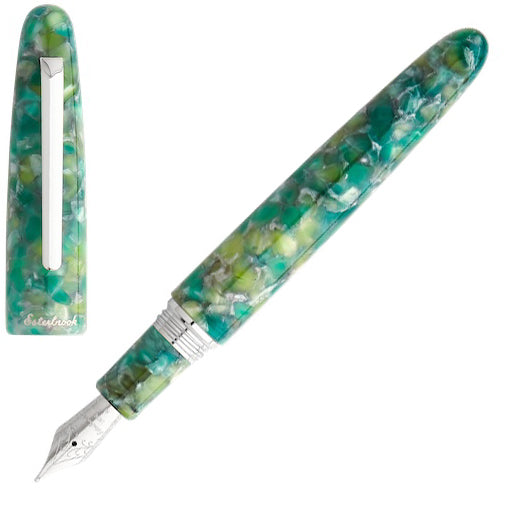 Esterbrook Füllfederhalter ESTIE Sea Glass Silber Oversized
