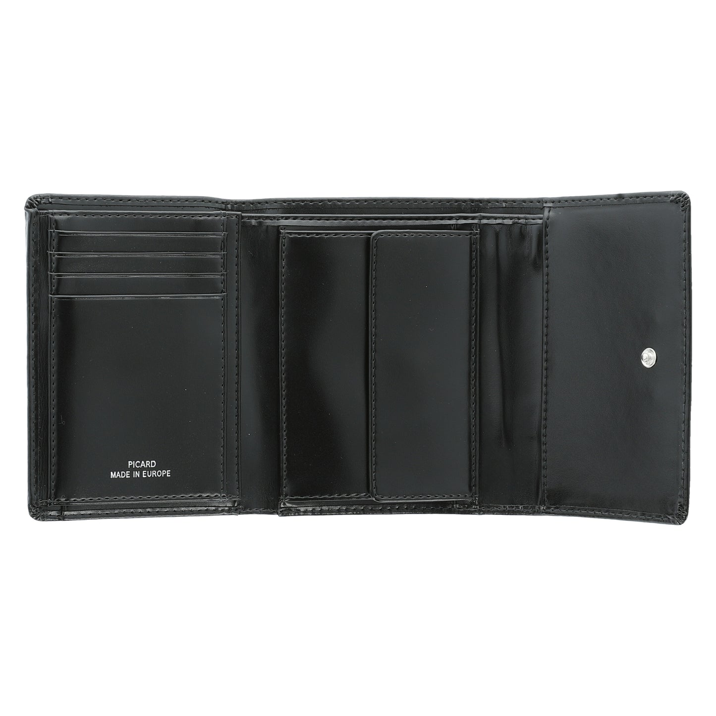 Picard Damen Geldbörse OFFENBACH 8477 Schwarz | Echtes Leder