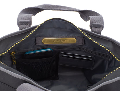 Scharlau Aktentasche STURT Black | 100% recycelte PET-Plastikflaschen