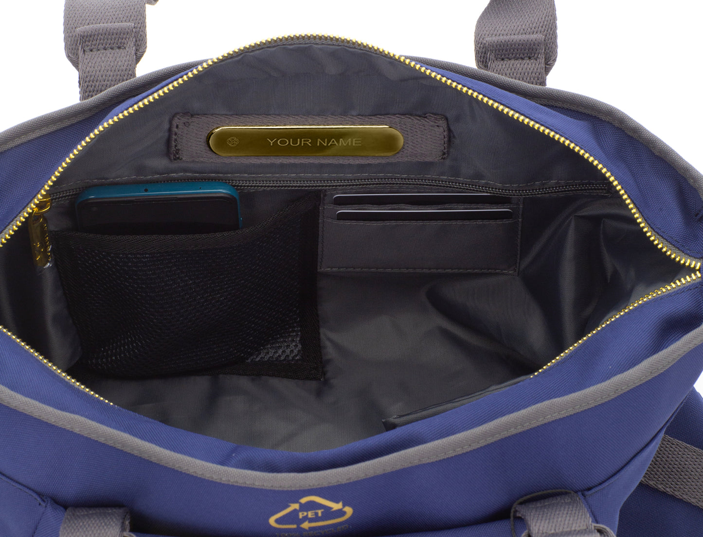 Scharlau Aktentasche STURT Blue | 100% recycelte PET-Plastikflaschen