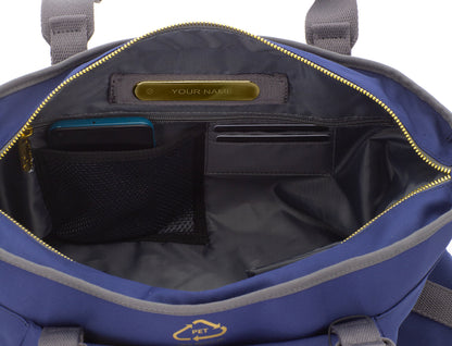 Scharlau Aktentasche STURT Blue | 100% recycelte PET-Plastikflaschen