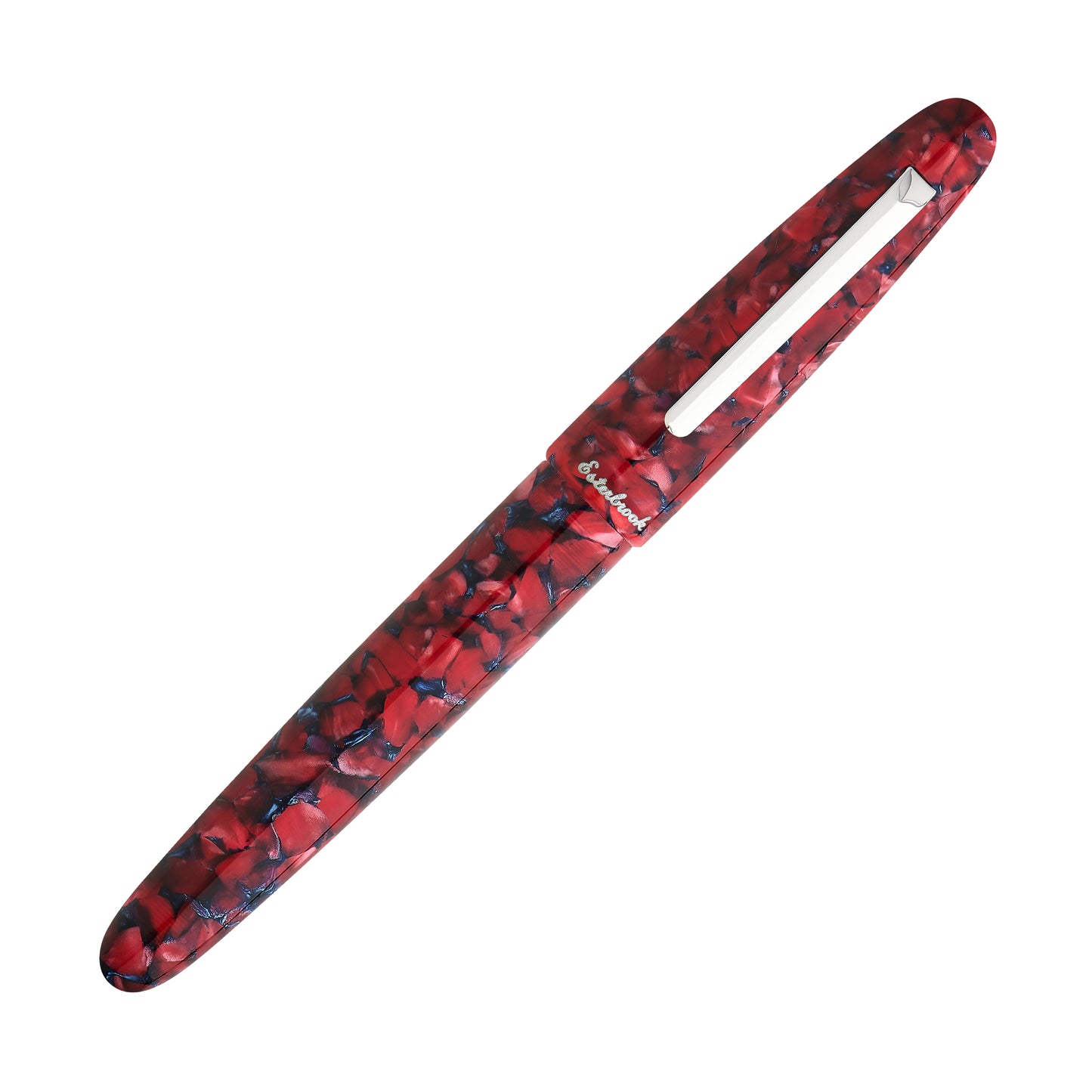 Esterbrook Füllfederhalter ESTIE Scarlet Silber Oversized