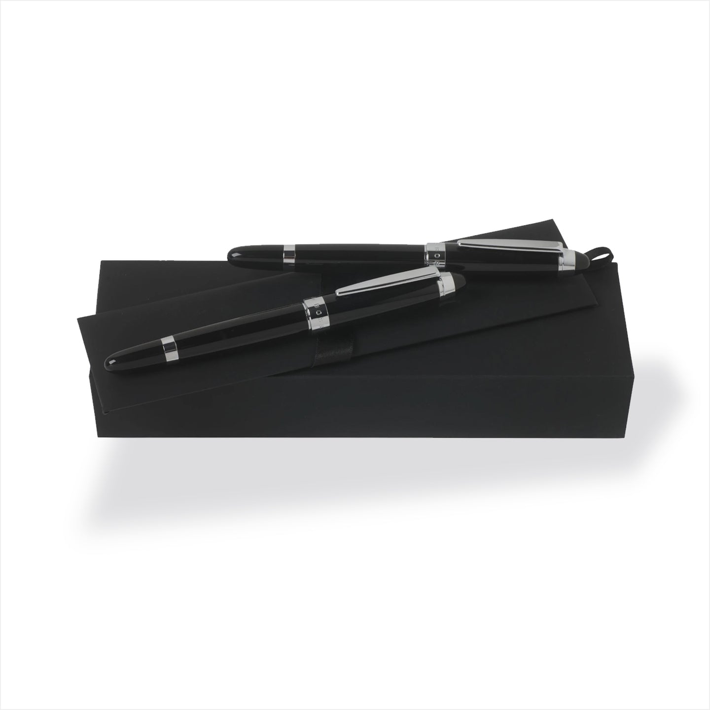 Hugo Boss Stifte-Set ICON Black | Tintenroller und Füllfederhalter