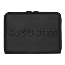 Lade das Bild in den Galerie-Viewer, Hugo Boss Schreibset LABEL Black | Füllfederhalter und Konferenzmappe A4
