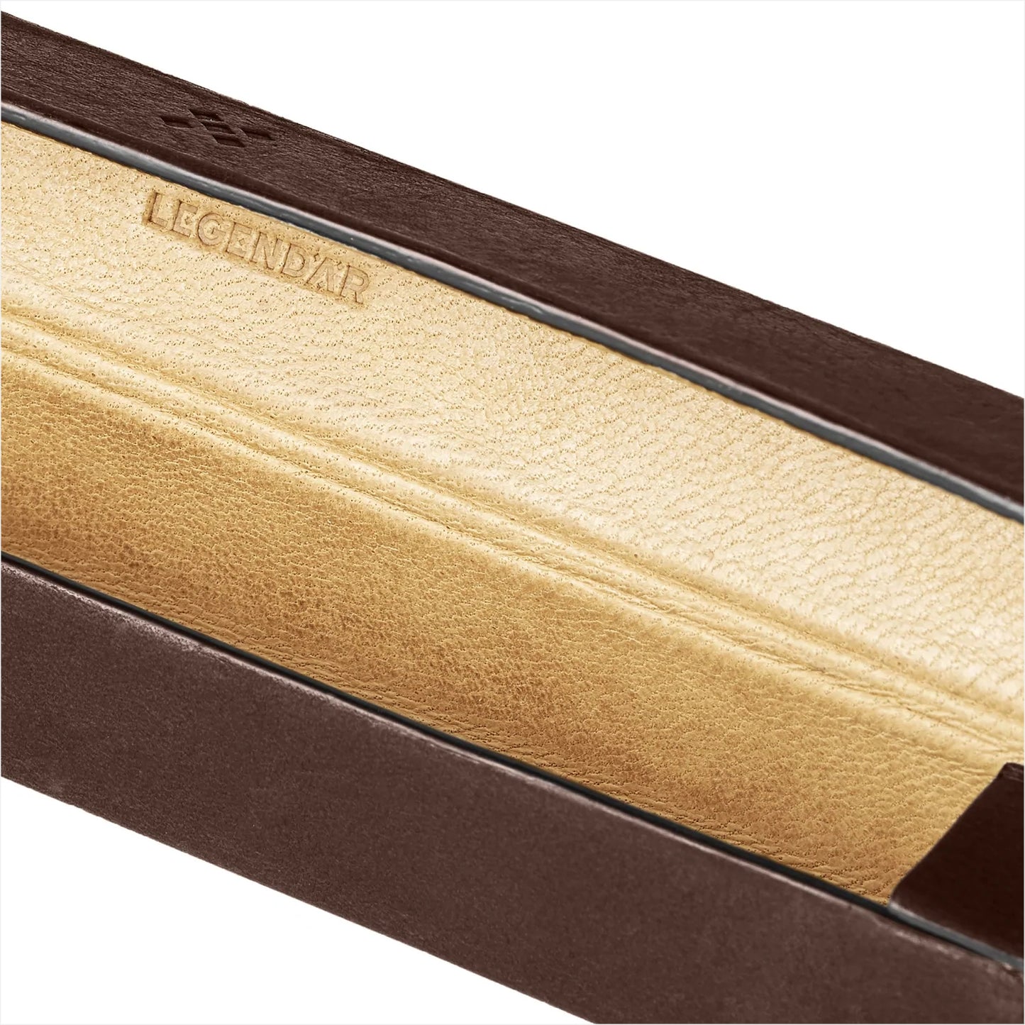 Legendär Stifte-Etui ETWEE Sleek Mokka | Echtes Leder