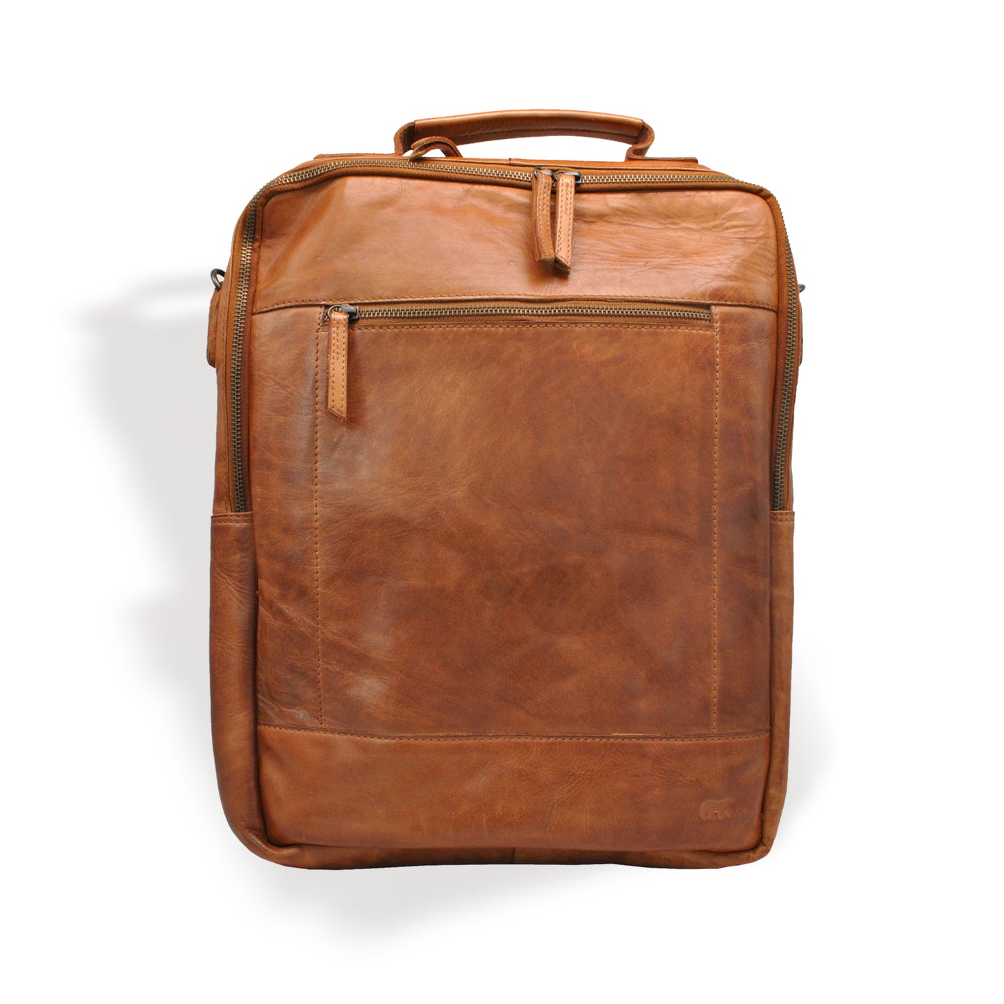 Bear Design Rucksack CELSO Cognac | Echtes Leder