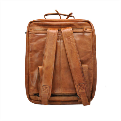 Bear Design Rucksack CELSO Cognac | Echtes Leder