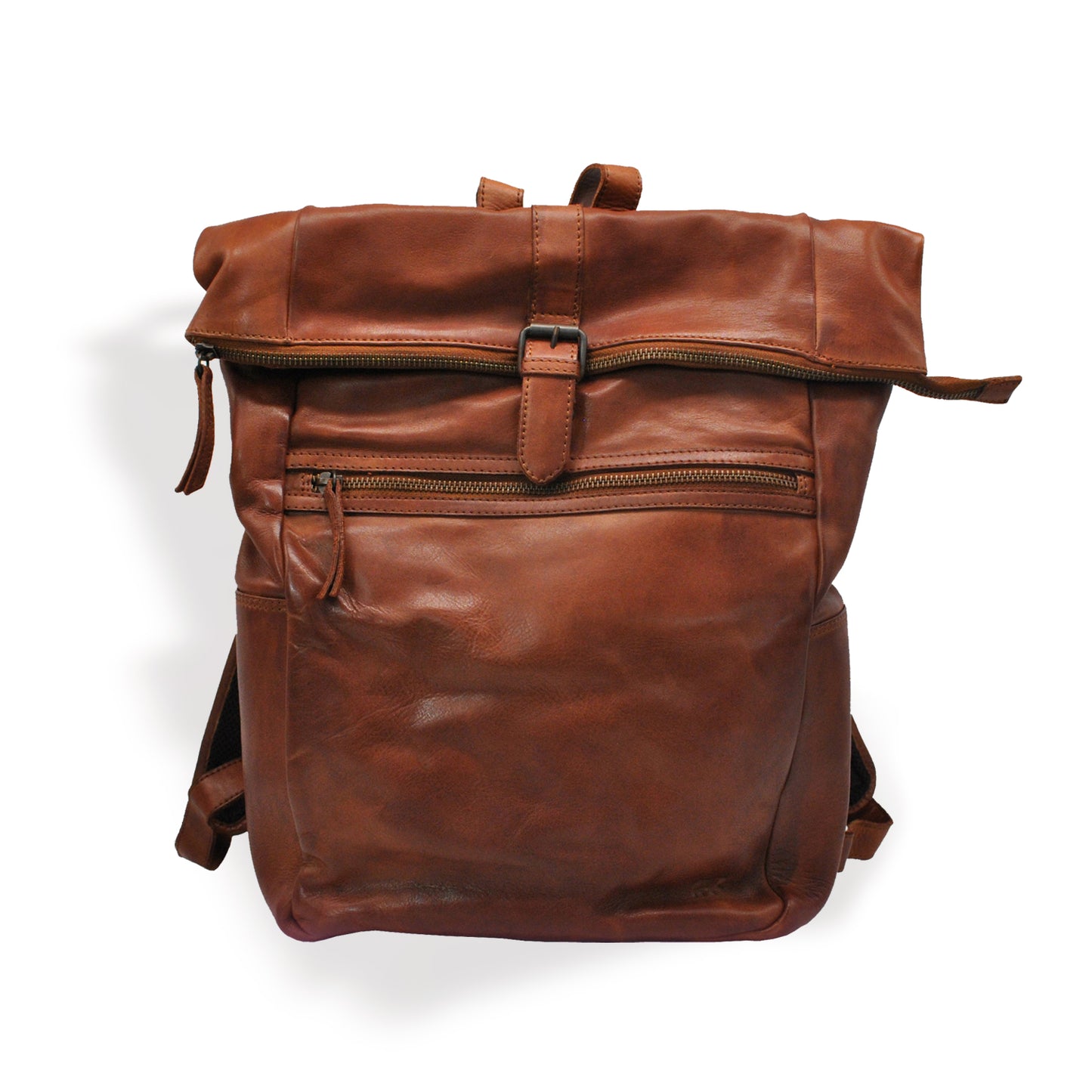 Bear Design Rucksack RICK Cognac | Echtes Leder