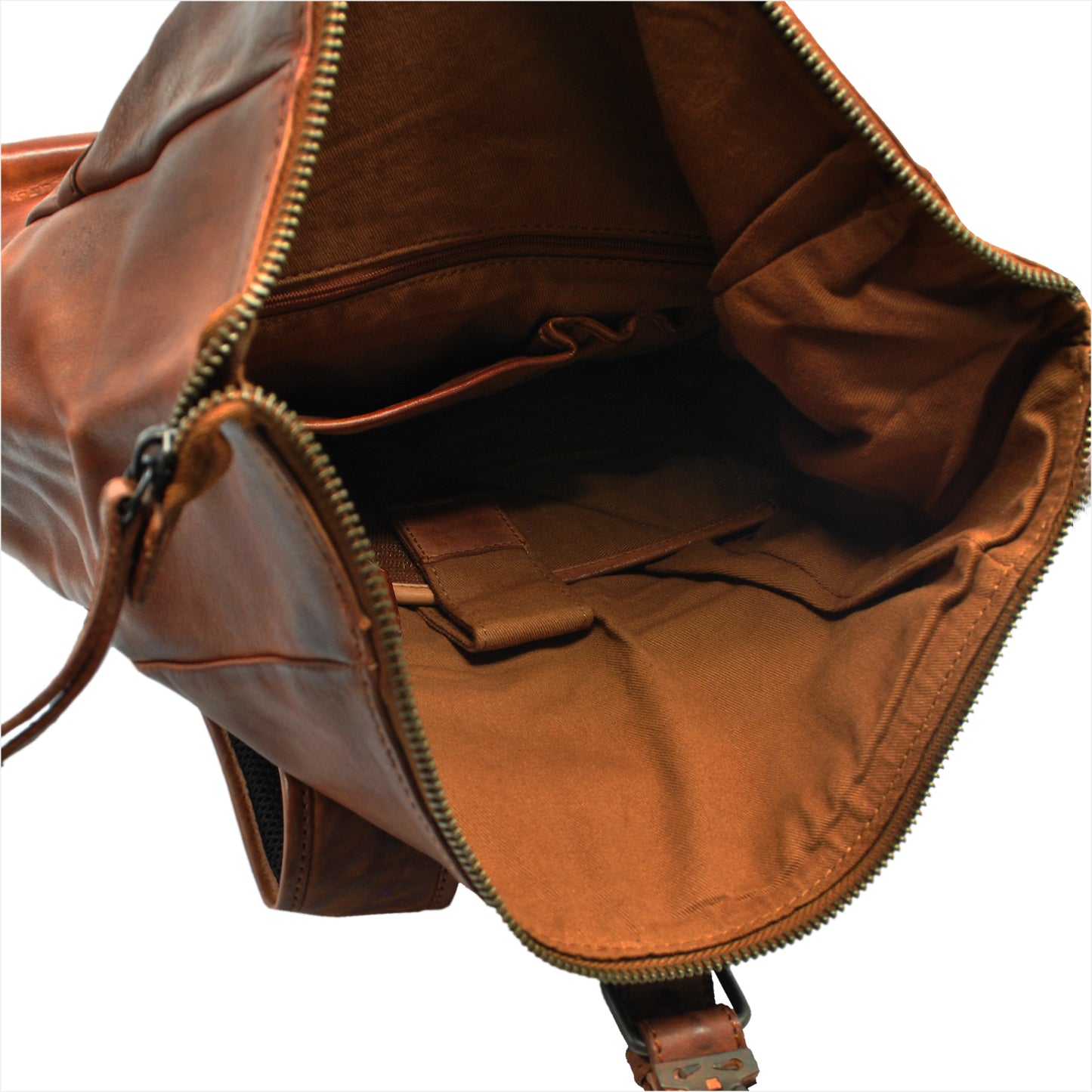 Bear Design Rucksack RICK Cognac | Echtes Leder