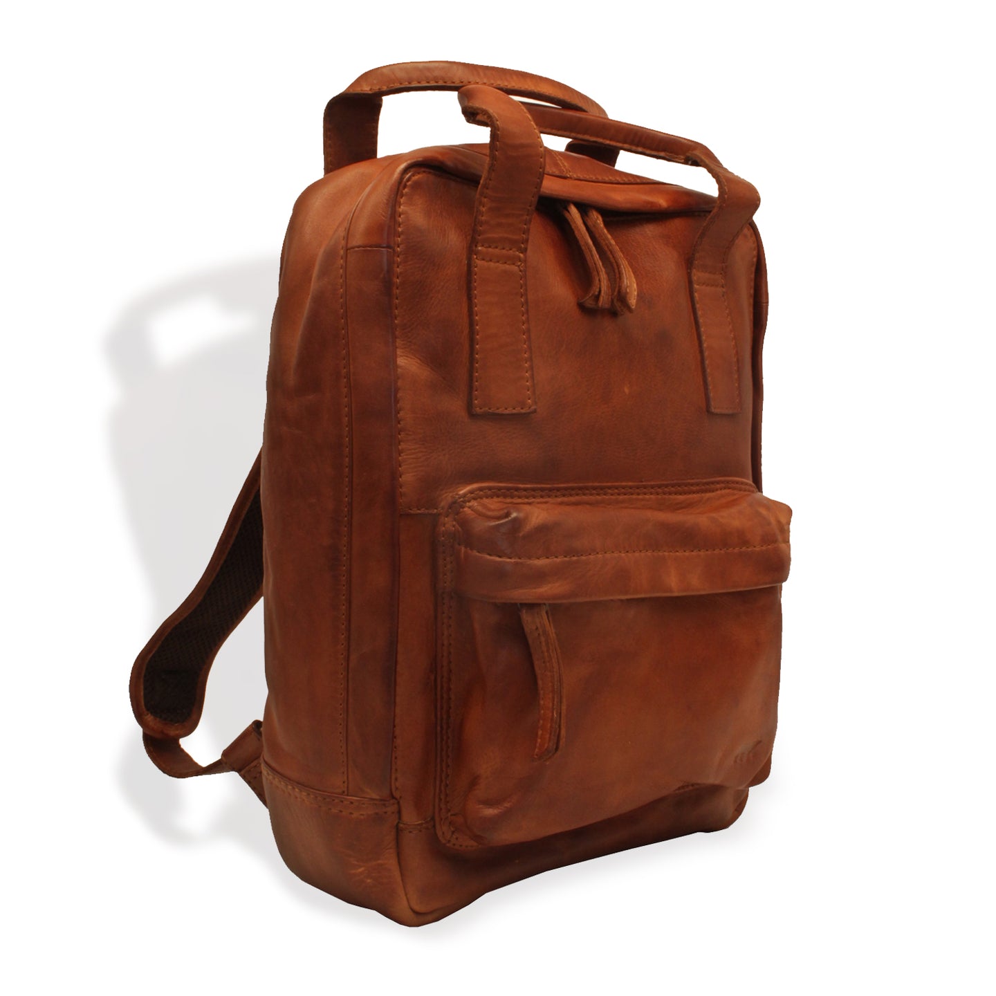 Bear Design Rucksack MAJA Mini Cognac | Echtes Leder