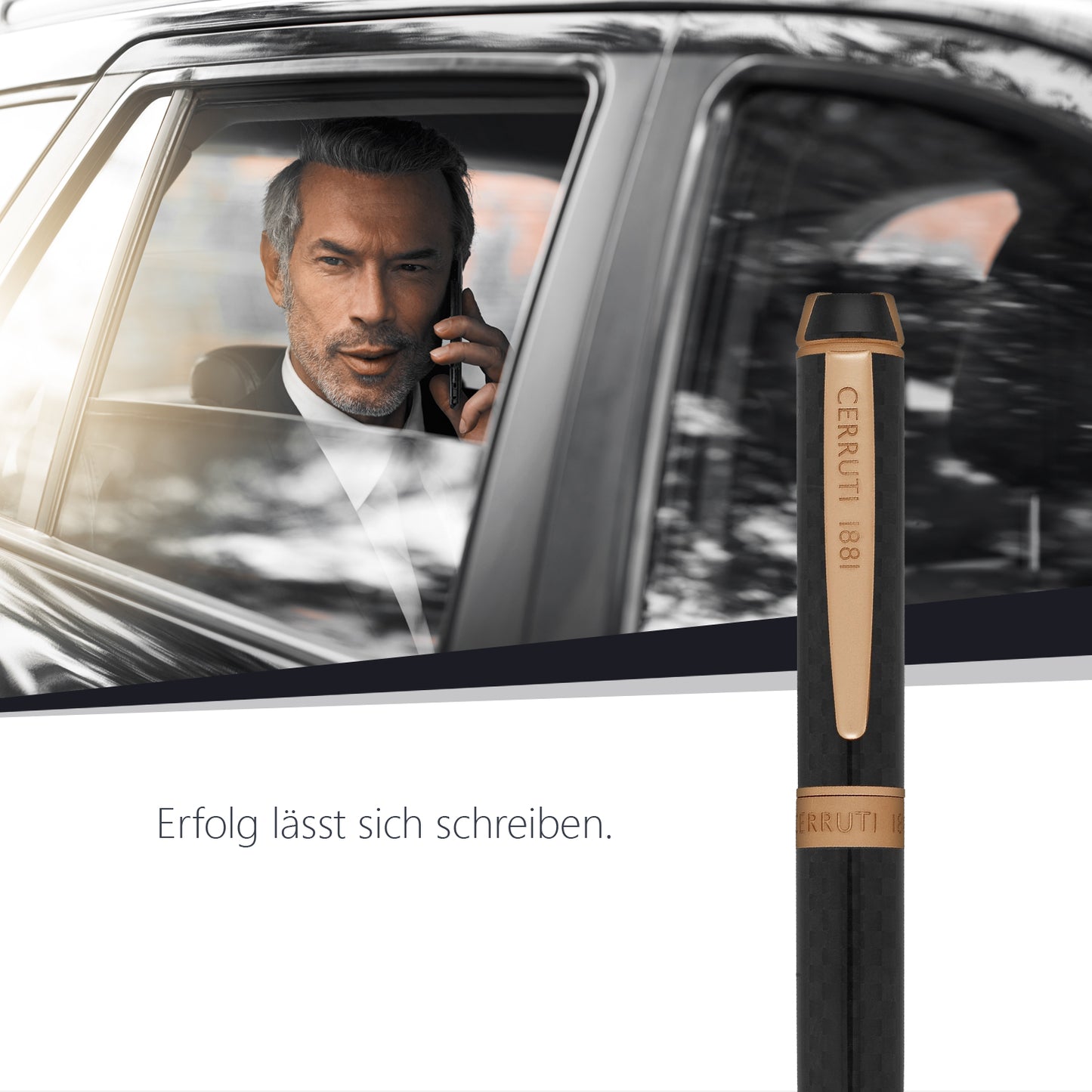 Cerruti 1881 Kugelschreiber Fetter Rosegold