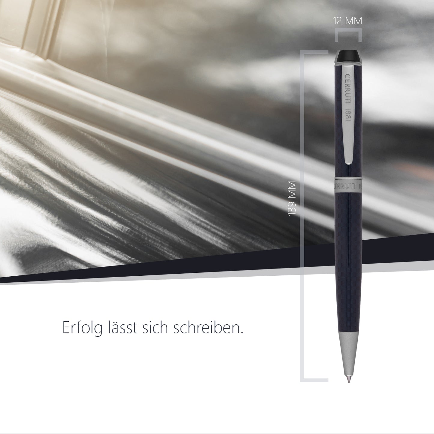 Cerruti 1881 Kugelschreiber Fetter Navy