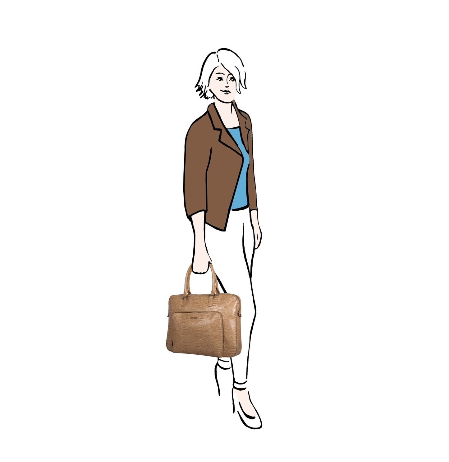 Bulaggi Laptop-Tasche EDEN Schwarz