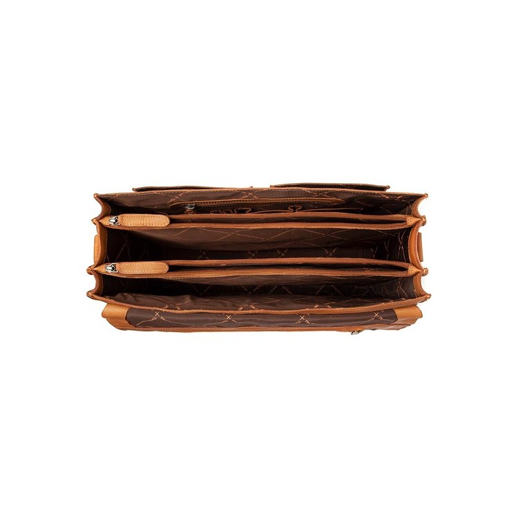 The Chesterfield Brand Aktentasche LISBON Cognac | Echtes Leder