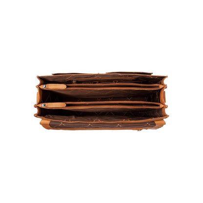 The Chesterfield Brand Aktentasche LISBON Cognac | Echtes Leder