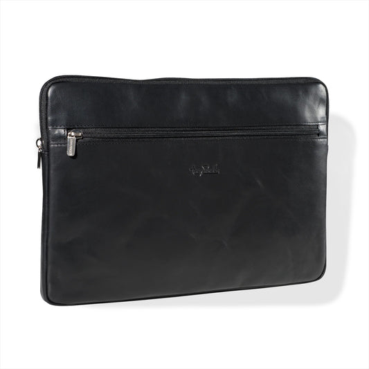 Tony Perotti Laptop Sleeve 13" Schwarz | Echtes Leder