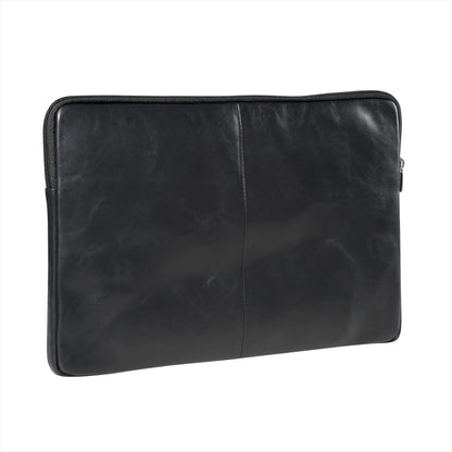 Tony Perotti Laptop Sleeve 13" Schwarz | Echtes Leder