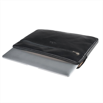 Tony Perotti Laptop Sleeve 13" Schwarz | Echtes Leder