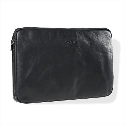 Tony Perotti Laptop Sleeve 13" Schwarz | Echtes Leder