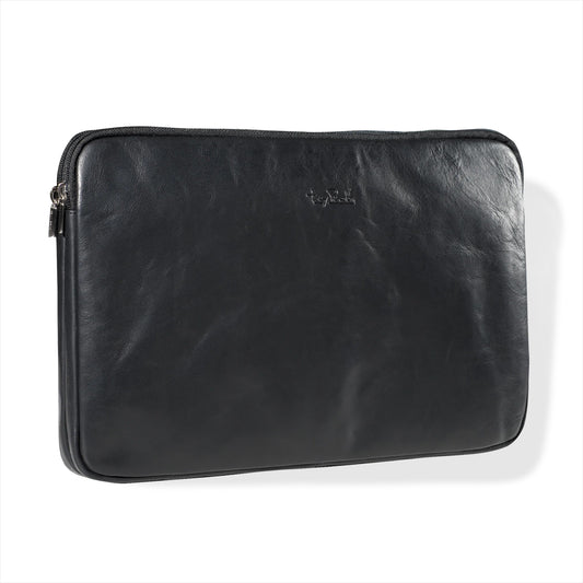 Tony Perotti Laptop Sleeve 13" Schwarz | Echtes Leder