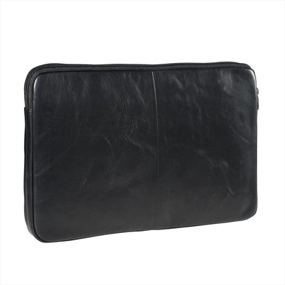 Tony Perotti Laptop Sleeve 13" Schwarz | Echtes Leder