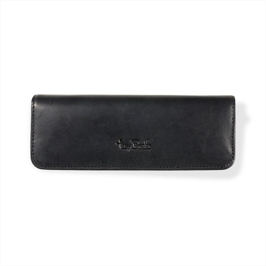 Das Leder Stift-Etui in schwarzem Leder von Tony Perotti.