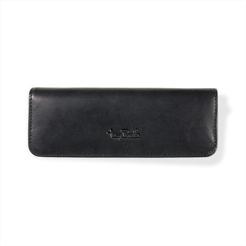 Das Leder Stift-Etui in schwarzem Leder von Tony Perotti.